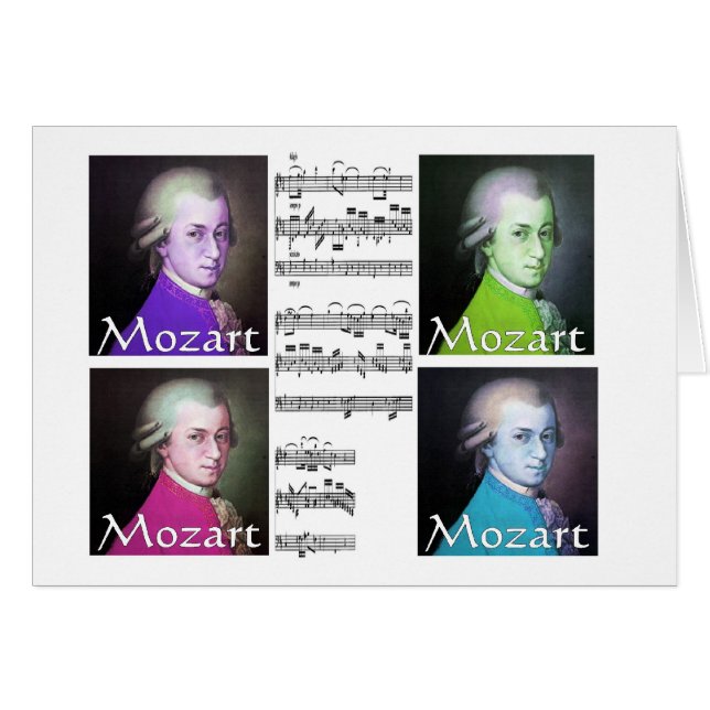 Cadeaux Mozart Lovers (Devant horizontal)