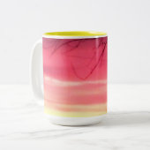 Cadeaux parfaits couleur Vibrant Sunrise Mug (Devant gauche)