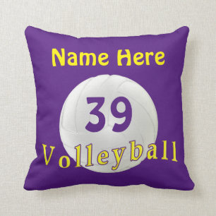 Cadeaux personnalisés de volleyball, coussin de