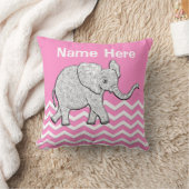 Cadeaux personnalisés d'éléphant pour le coussin (Couverture)