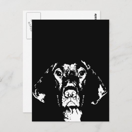 Cadeaux Pointer - Carte Postale (Devant / Derrière)