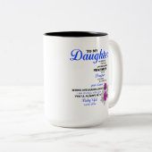 Cadeaux pour fille - À ma fille Mug (Devant droit)