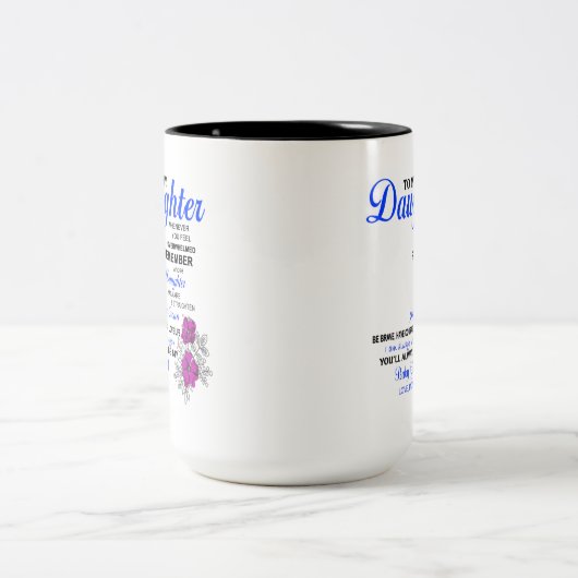 Cadeaux pour fille - À ma fille Mug (Centre)