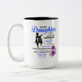 Cadeaux pour fille - À ma fille Mug (Gauche)