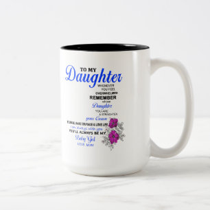 Cadeaux pour fille - À ma fille Mug
