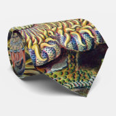 Cadeaux pour lui Cravate d'art aux champignons (Roulé)