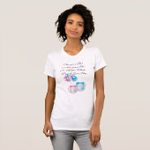 Cadeaux roses et bleus attendus T-shirt (Devant entier)