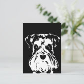 Cadeaux Schnauzer - Carte postale (Debout devant)