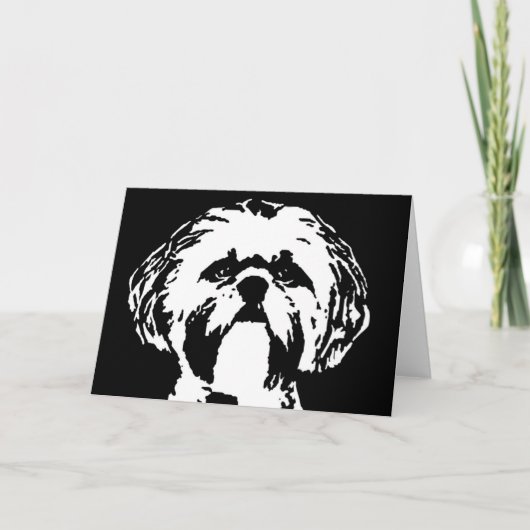 Cadeaux Shih Tzu - Carte (Devant)