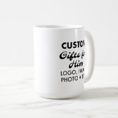 Cadeaux sur mesure pour lui classique Mug blanc 15 (Devant droit)