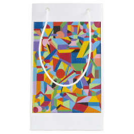 Cadeauzak met Leuke Heldere Kleuren en Vet Ontwerp Klein Cadeauzakje