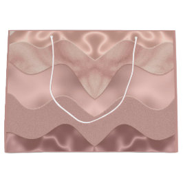 Cadeauzak roze patroon groot cadeauzakje