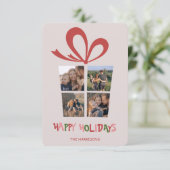 Cadebox Aangepaste foto-inktfeestdag Bedankkaart (Staand voorkant)