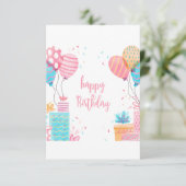 Cadebox Happy Birthday (Staand voorkant)