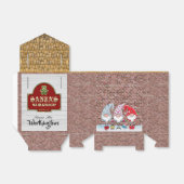 Cadebox voor Santa's Workshop Bedankdoosjes (Uitgevouwen)