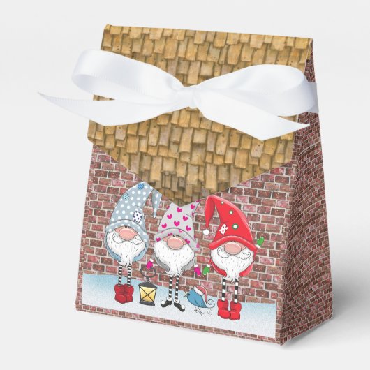 Cadebox voor Santa's Workshop Bedankdoosjes (Voorkant Zijde)