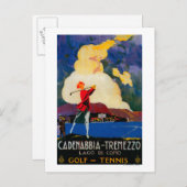 CadenabbiaTremezzo PosterEurope Briefkaart (Voorkant / Achterkant)