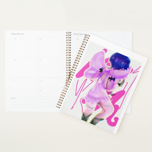 Caderno fairy  planner (Display)