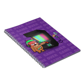 Caderno "Game Over" Notitieboek