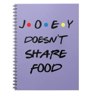 Caderno Joey Doesn't Share Food Notitieboek