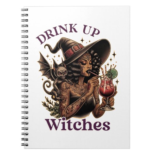 Caderno (Notebook) Beba Com As Bruxas Notitieboek (Voorkant)