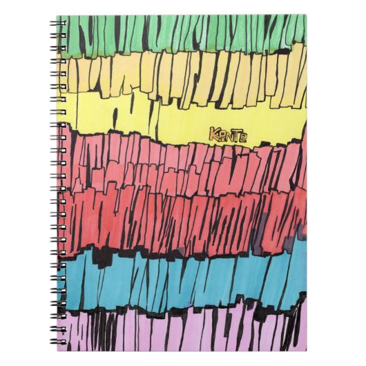 caderno para presente, caderno com cores vibrantes notitieboek (Voorkant)