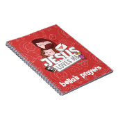 Caderno personalizado para orações - crianças notitieboek (Rechterzijde)