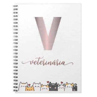 Caderno profissão veterinária notitieboek
