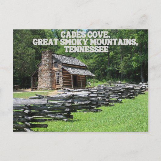 Cades Cove Great Smoky Mountains Carte postale (Devant)