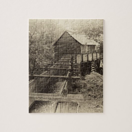 Cades Cove Grist Mill Legpuzzel (Verticaal)