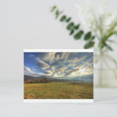 Cades Cove Morning Sun Rays Briefkaart (Staand voorkant)