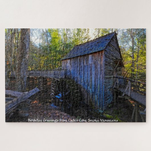 Cades Cove Smoky Mountains. Jigsaw Puzzle (Horizontal)