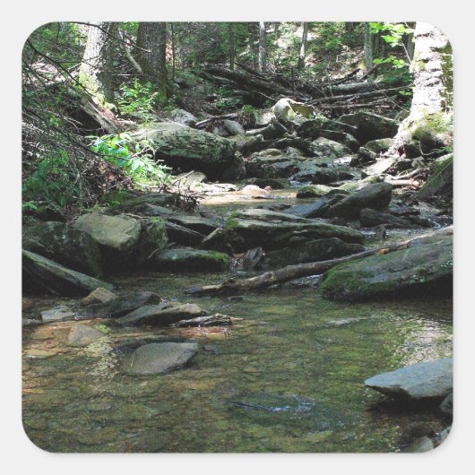 Cade's Cove Vierkante Sticker (Voorkant)