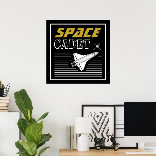 Cadet de l'espace, Poster d'artisanat spatial (Bureau à domicile)