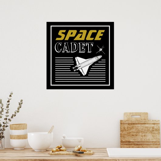 Cadet de l'espace, Poster d'artisanat spatial (Cuisine)
