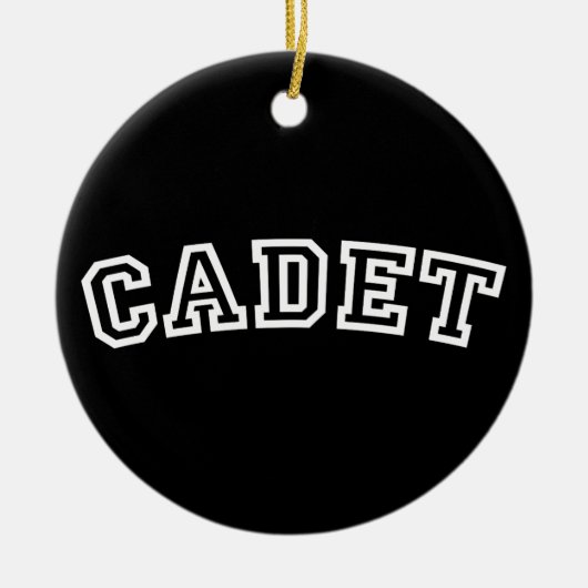 CADET KERAMISCH ORNAMENT (Voorkant)
