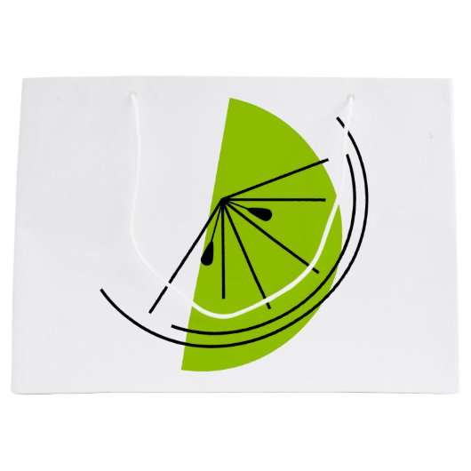 Cadeuszak voor Citrus Limoen Groot Cadeauzakje (Voorkant)