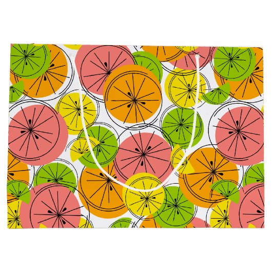 Cadeuszak voor citrusvruchten groot cadeauzakje (Achterkant)