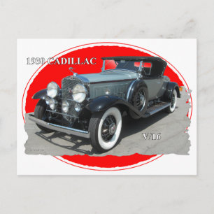 CADILLAC 1930 V/16 BRIEFKAART