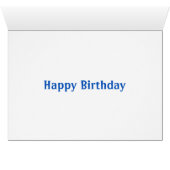 Cadillac Birthday-kaart (Binenzijde Horizontaal (Onderkant))