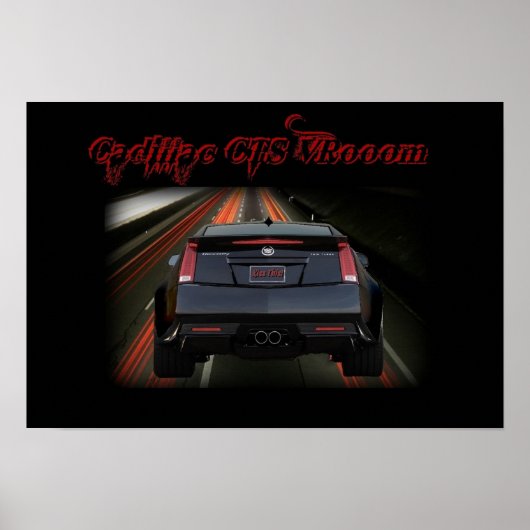 Cadillac CTS VR - Kus dit! Poster (Voorkant)