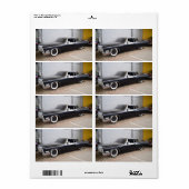 Cadillac Eldorado Etiket (Full Sheet)