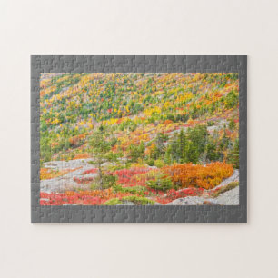 Cadillac Mountain in Herfst, Nationaal Park Acadia Legpuzzel