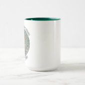 Cadillac Mountain Marker géologique Mug (Centre)