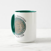 Cadillac Mountain Marker géologique Mug (Devant gauche)