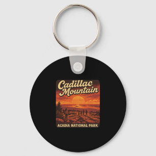 Cadillac Mountain Zonsopgang Maine Acadia National Sleutelhanger