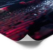 Cadillac noir élégant CT5 Poster de papier peint d (Coin)