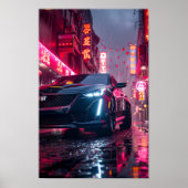 Cadillac noir élégant CT5 Poster de papier peint d (Devant)