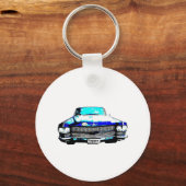 cadillac raggare - auto sleutelhanger (Voorkant)