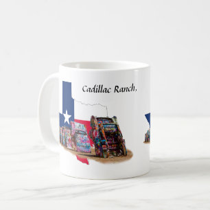 Cadillac Ranch, Contour du Texas, Tasse